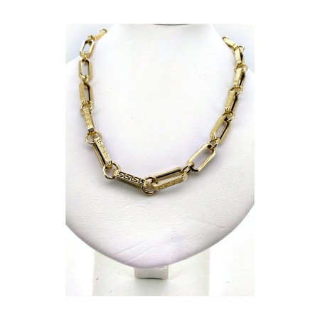 Cadena greca de oro 18k